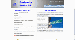 Desktop Screenshot of budewitz-iberica.com