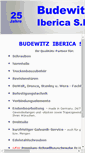 Mobile Screenshot of budewitz-iberica.com